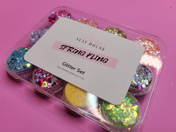 SPRING FLING Glitter Set